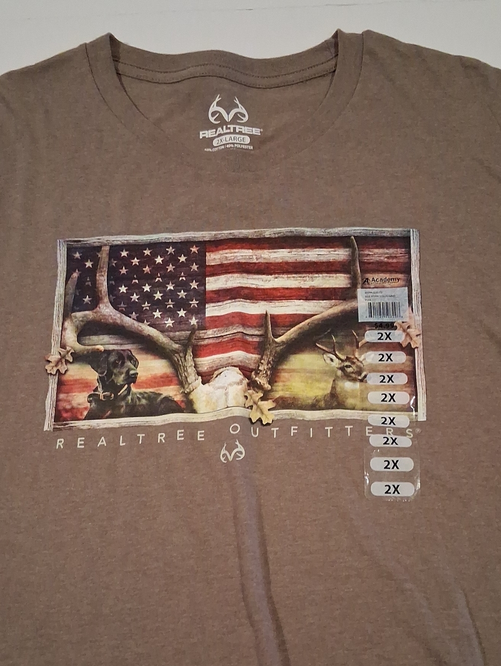 Realtree 2XL Tee Shirt From Academy NWT